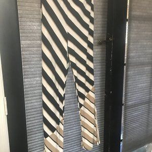 Chico's Wide Leg Stripe Pant